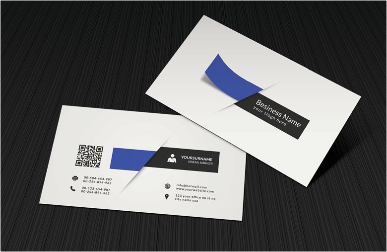 creative white 3d business card template
