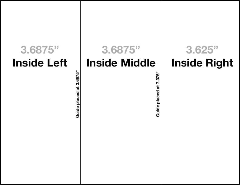8.5×11 Tri Fold Brochure Template Tri Fold Brochure Layout theveliger