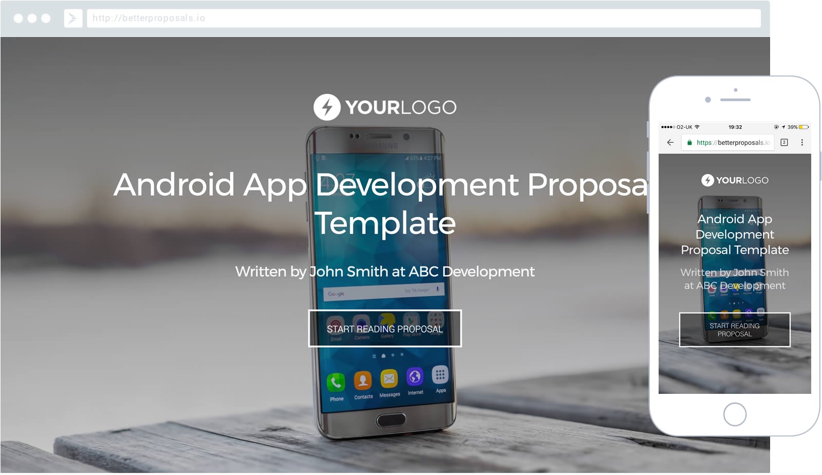 android mobile app development proposal template