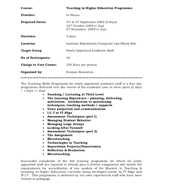 Apprenticeship Proposal Template 35 Training Proposal Templates Pdf Doc Free
