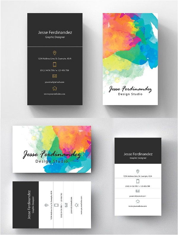 artists business cards