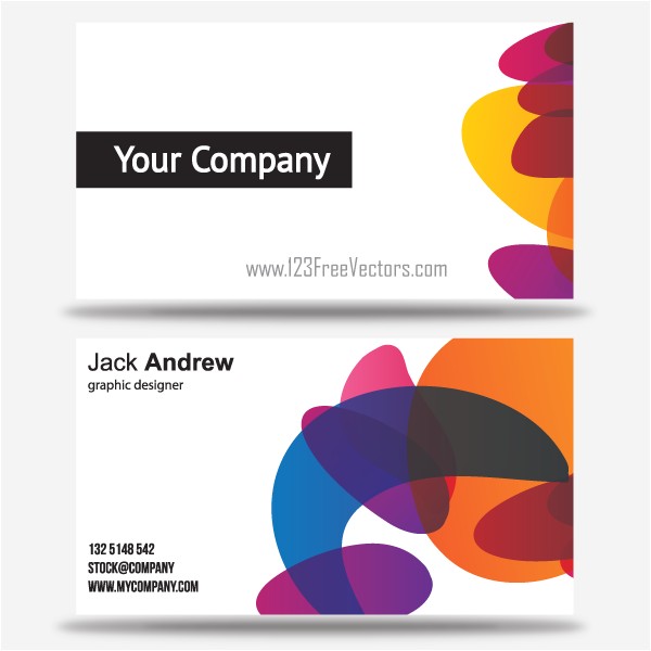 free colorful business card templates 452777113