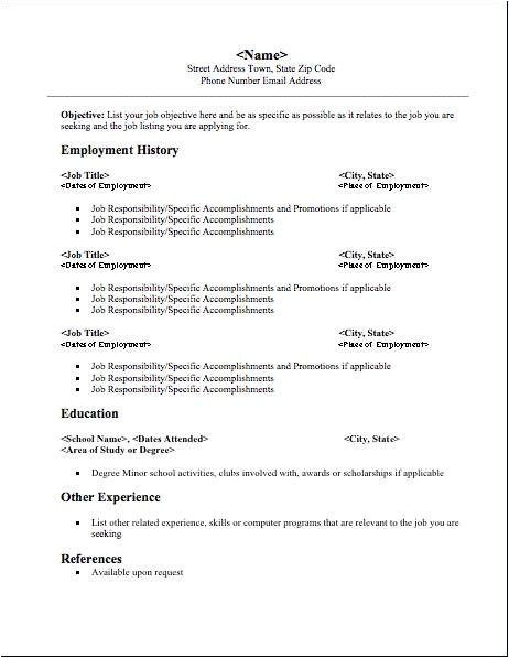 ats resume template free download