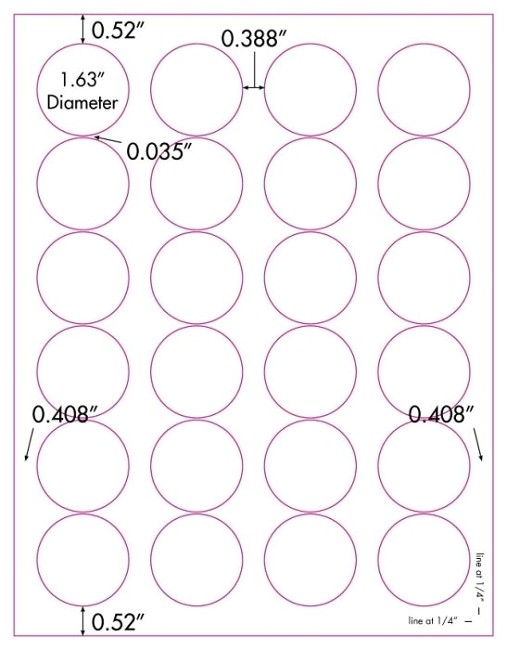 Avery 1.5 Inch Round Labels Template 1 Avery 1.5 Inch Round Labels Template 480 Vinyl Weatherproof Waterproof White Laser Only Round