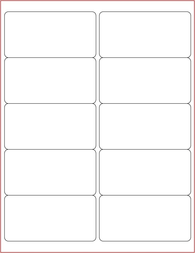 2x4 label template word