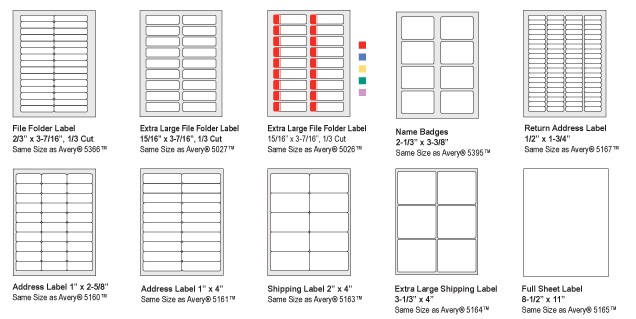 avery hanging file labels template