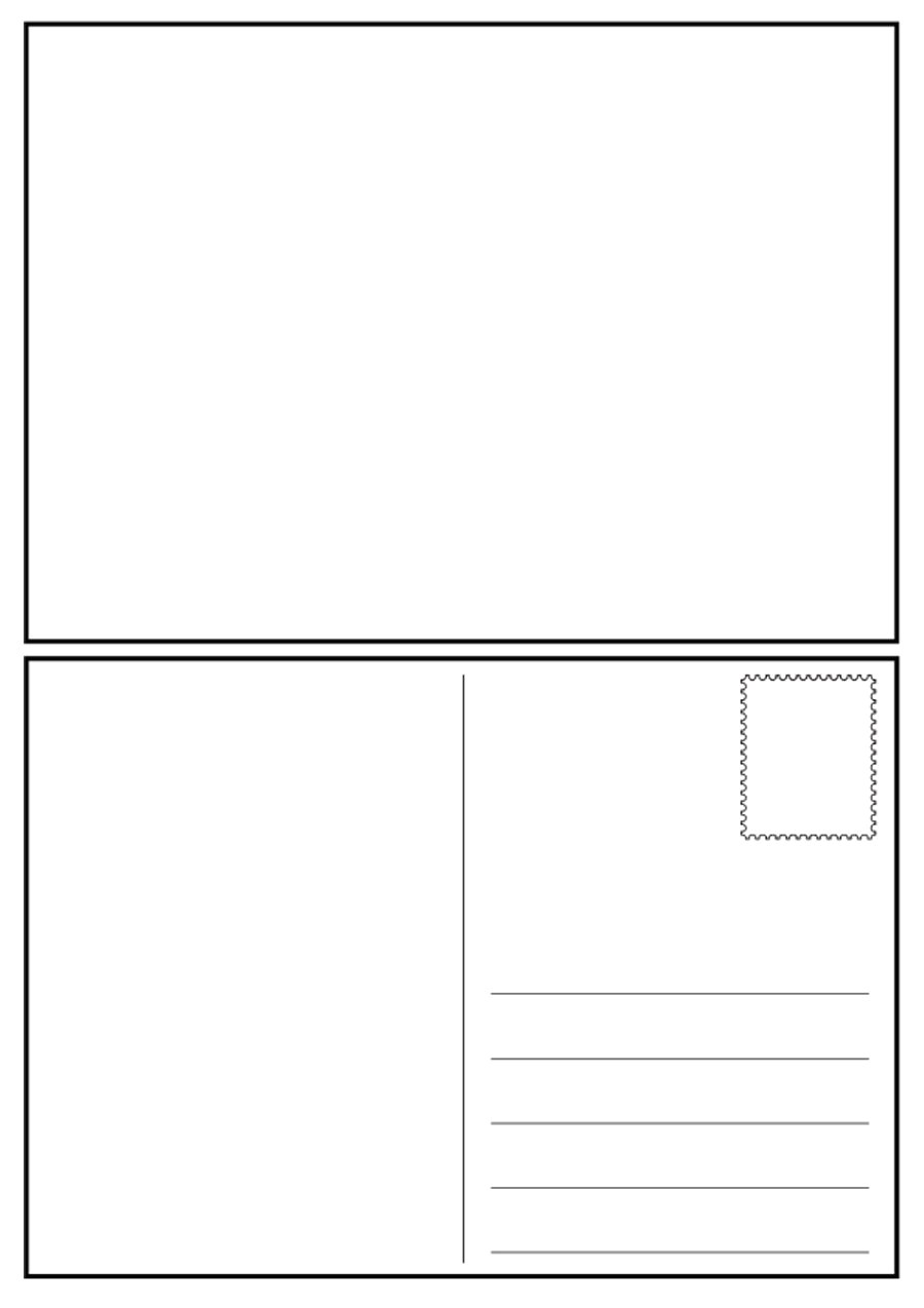 Avery 4×6 Postcard Template Avery Postcard Template 8386