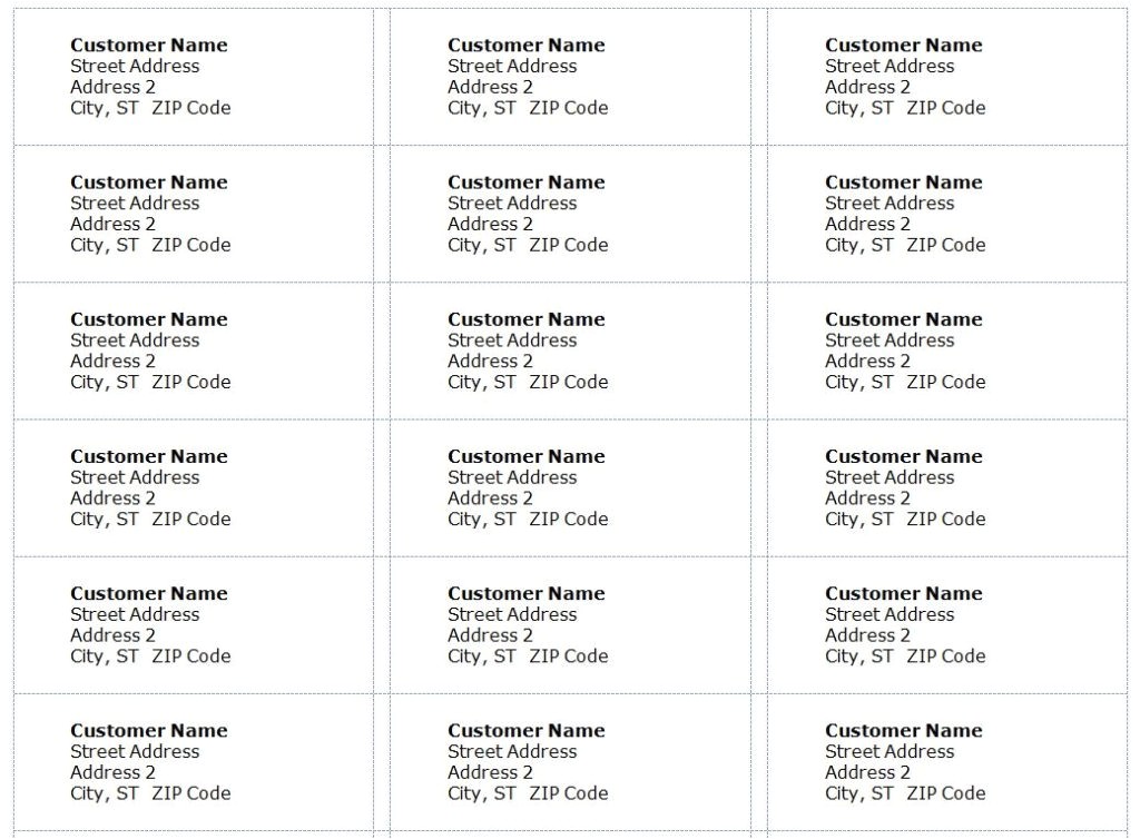 How To Print Avery Template 5160 For Word