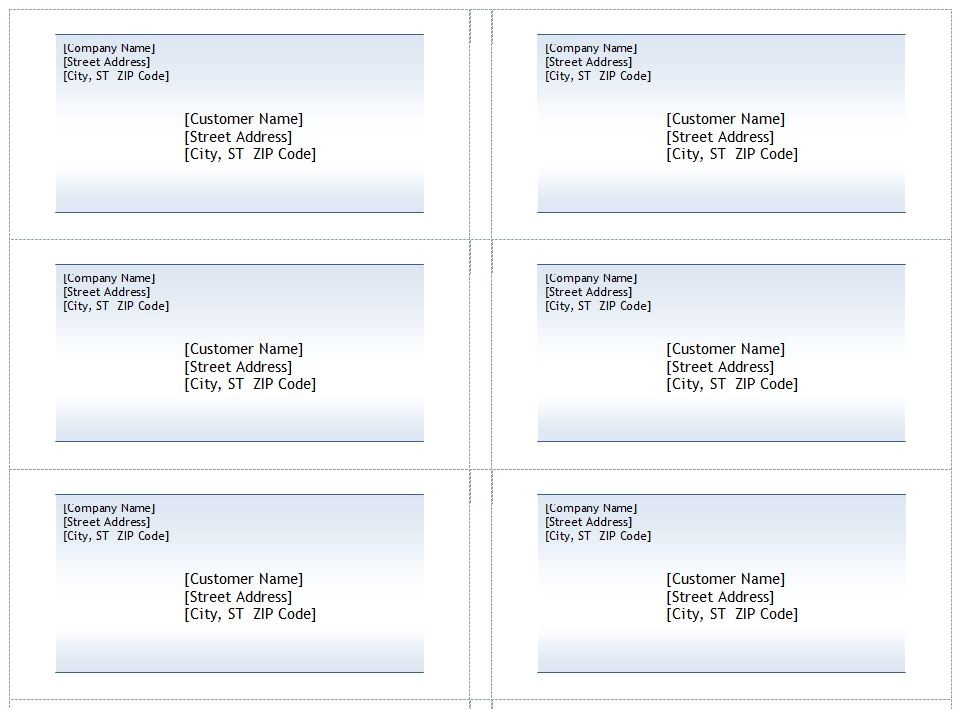 Avery 5963 Label Template Comparable to Avery 5963 Template Avery Template 5963