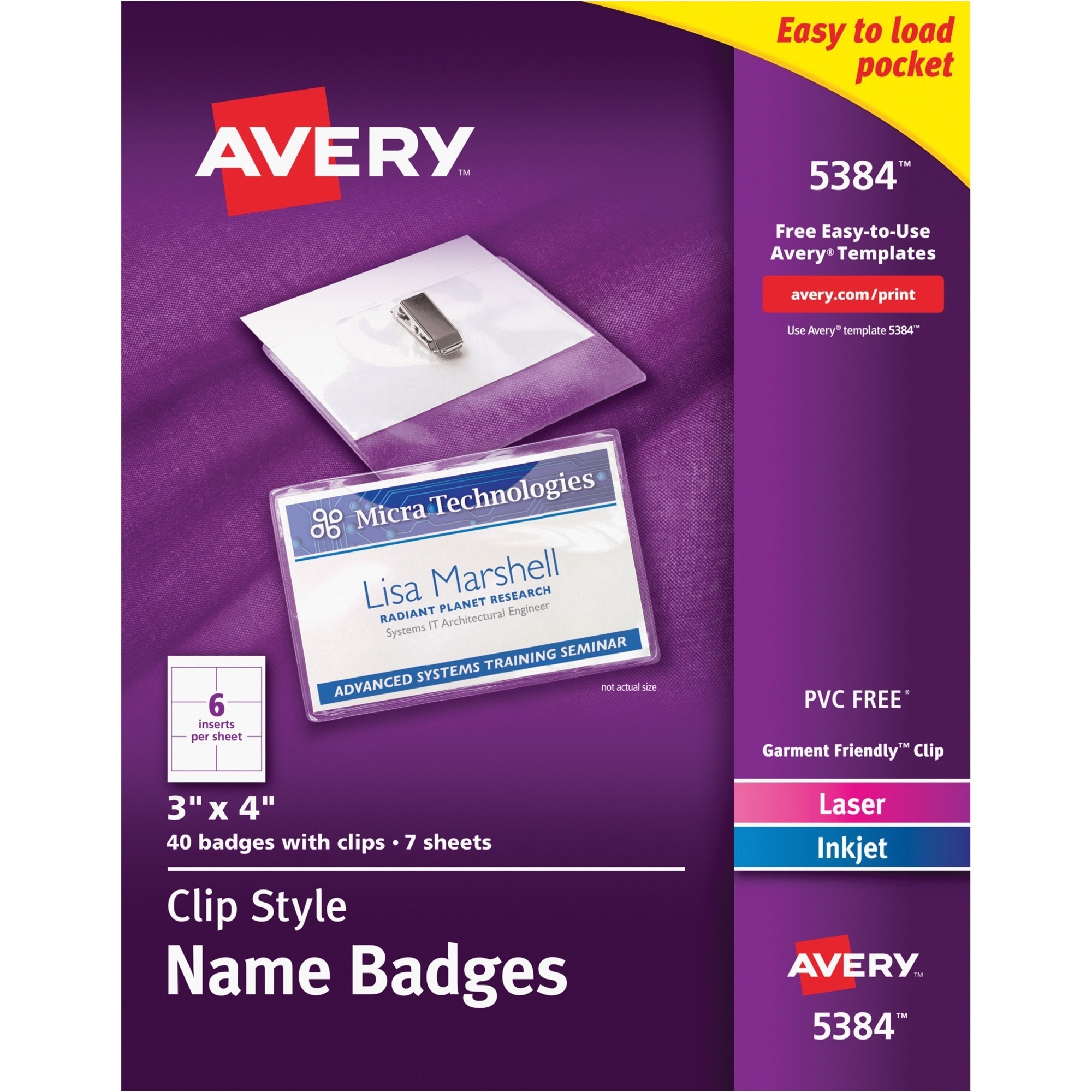 avery ave5384 media holder kit