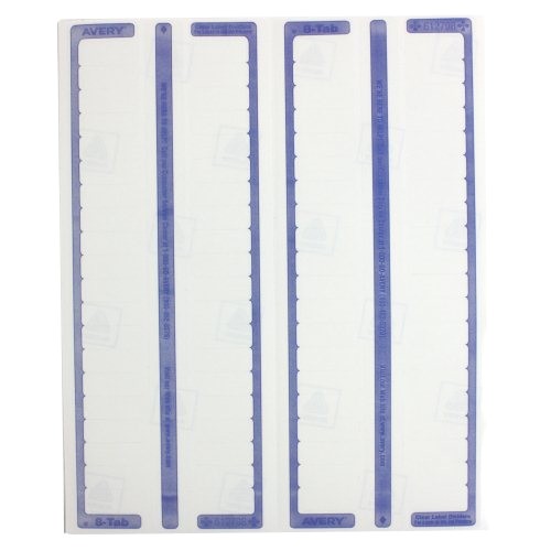 Avery 8 Tab Clear Label Dividers Template Avery 8 Tab Index Template Bing Images