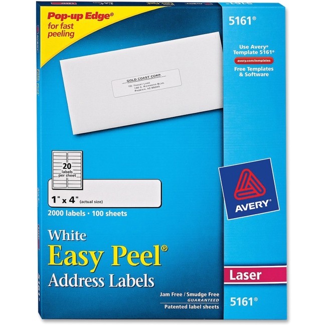 Avery Address Labels Template 5161 Printer
