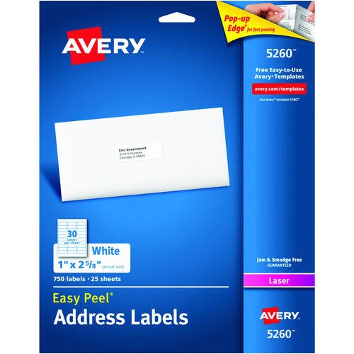 avery label template 5260