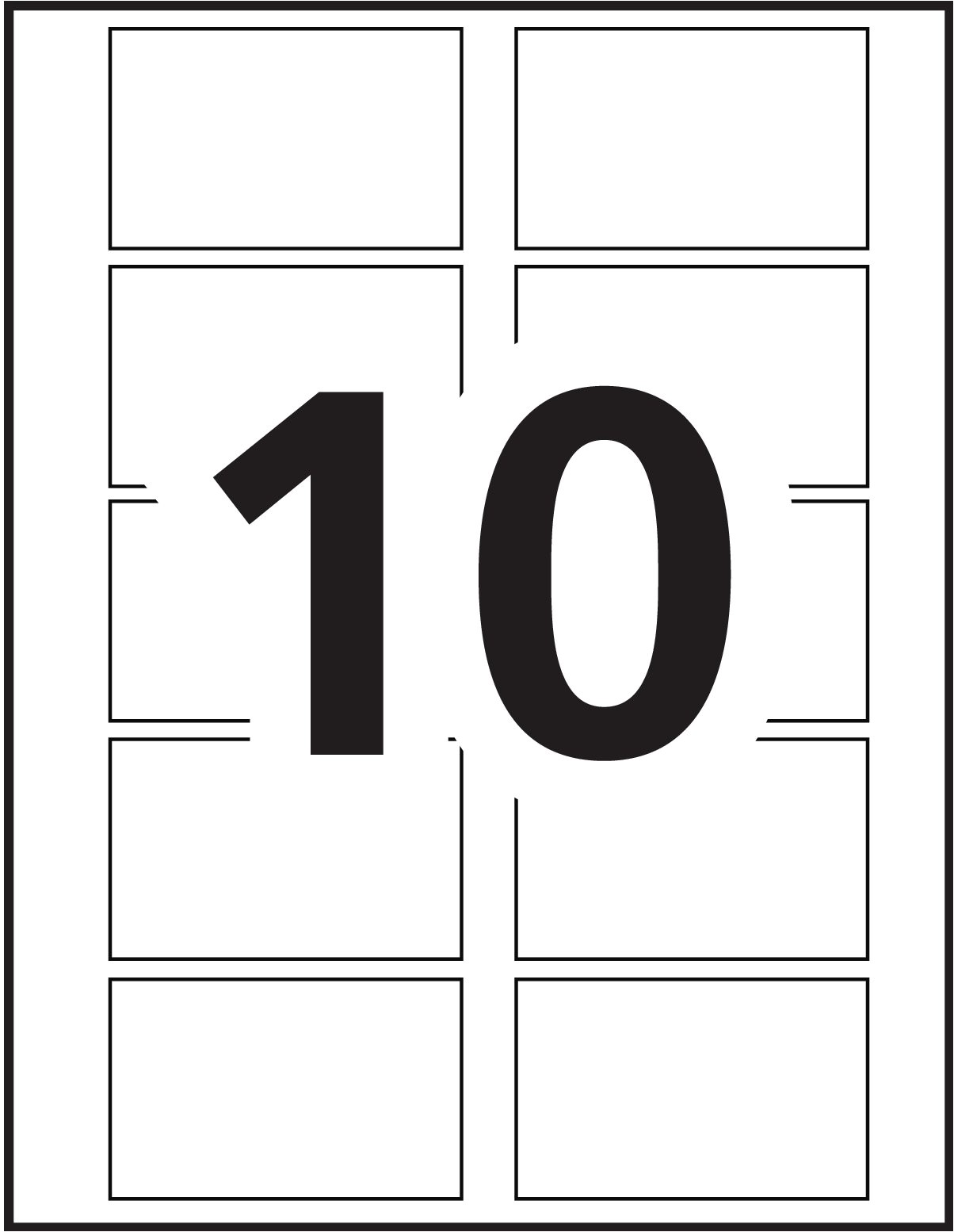thumbnail image 2 of Avery Printable Multipurpose Labels - 38.1x21.2mm White, 65 Per Sheet, 2,600 Labels Per Pack, All Printers 2 of 4