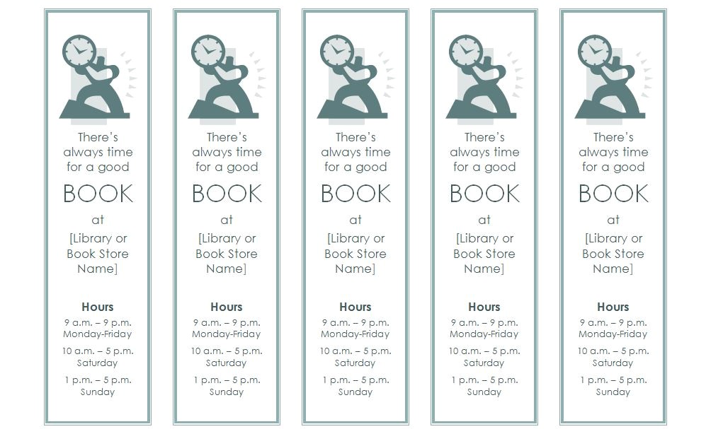 bookmark template