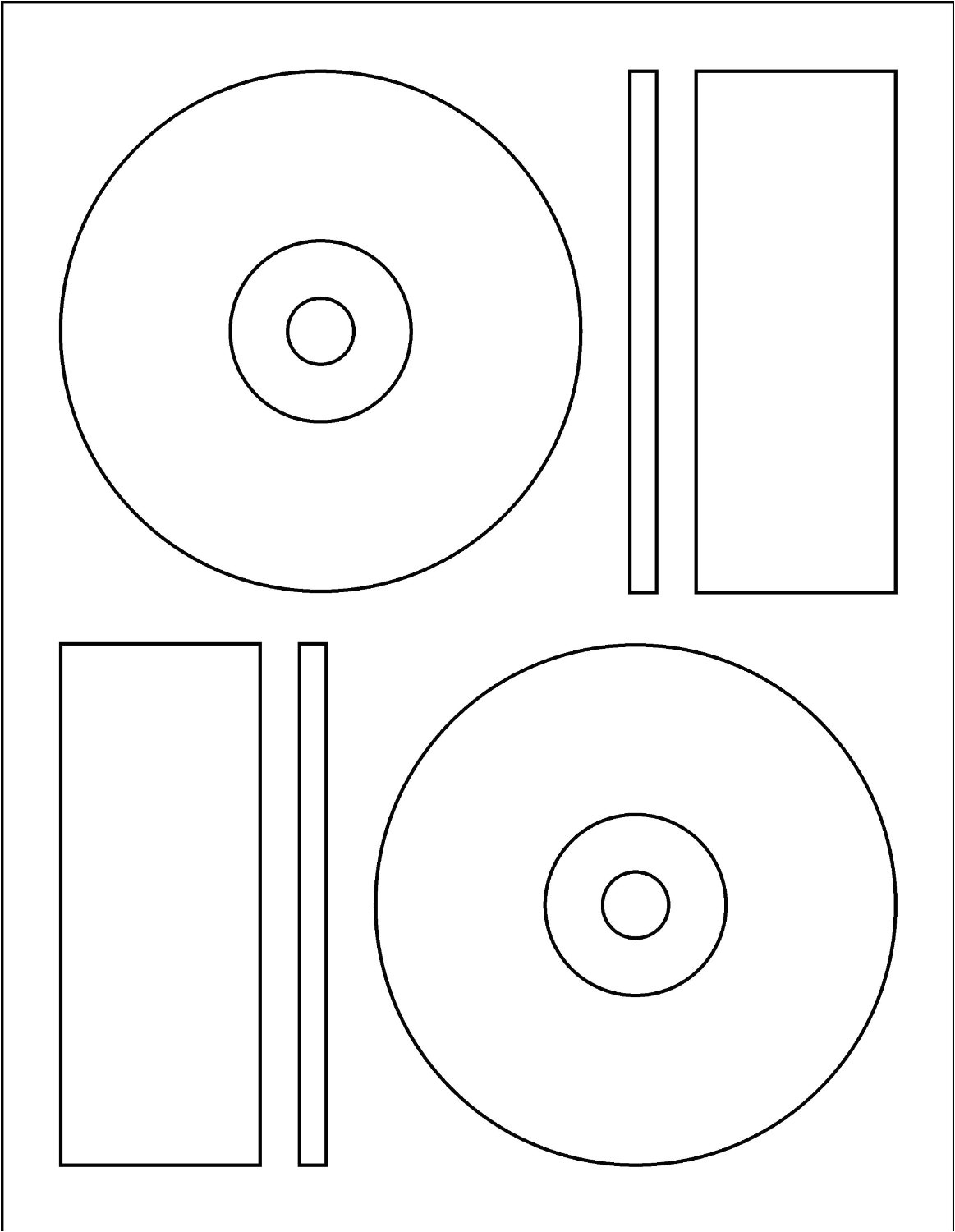 post cd label template 12950