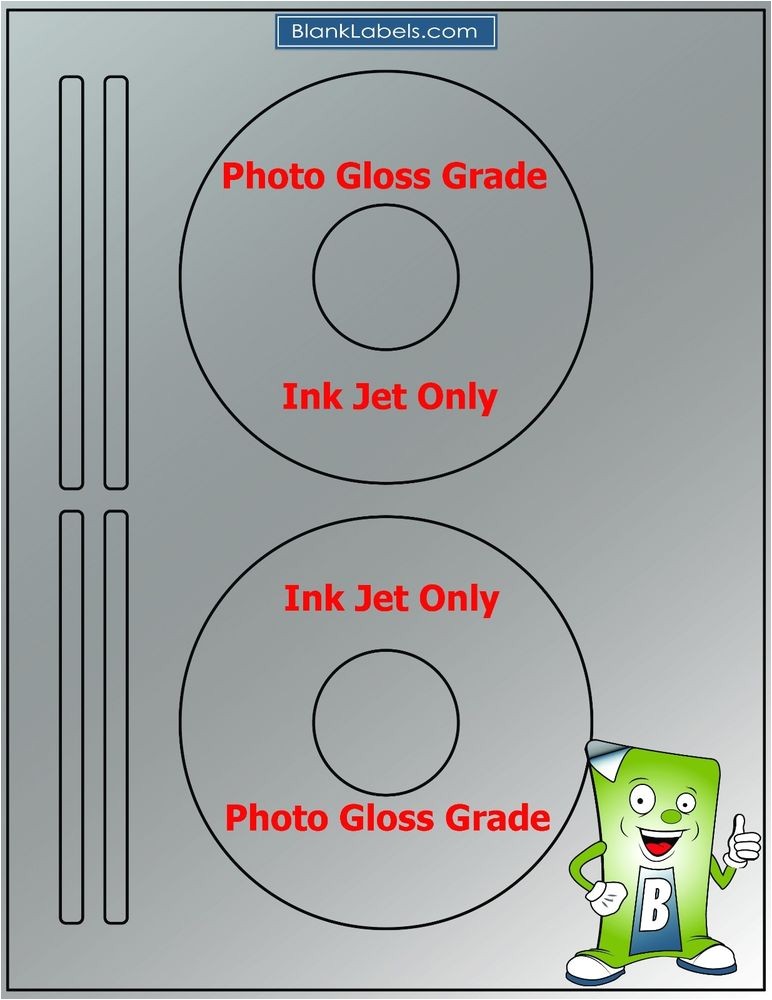 Avery Cd Label Template 8691 100 Photo Glossy Ink Jet Labels Fits Size 5931 50
