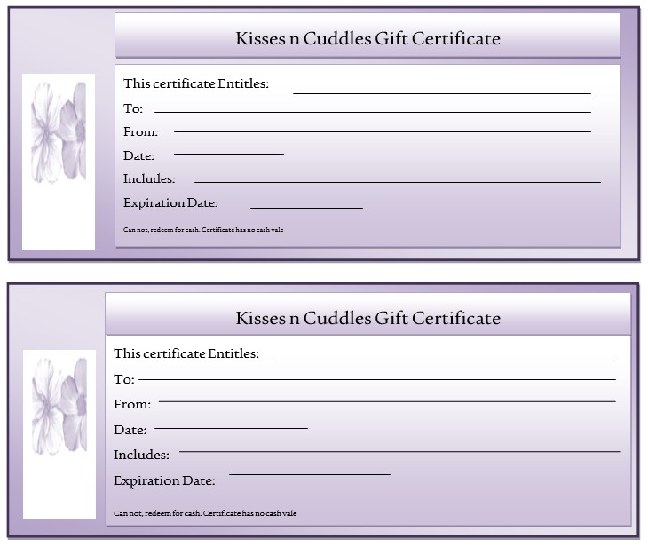 free gift certificate templates