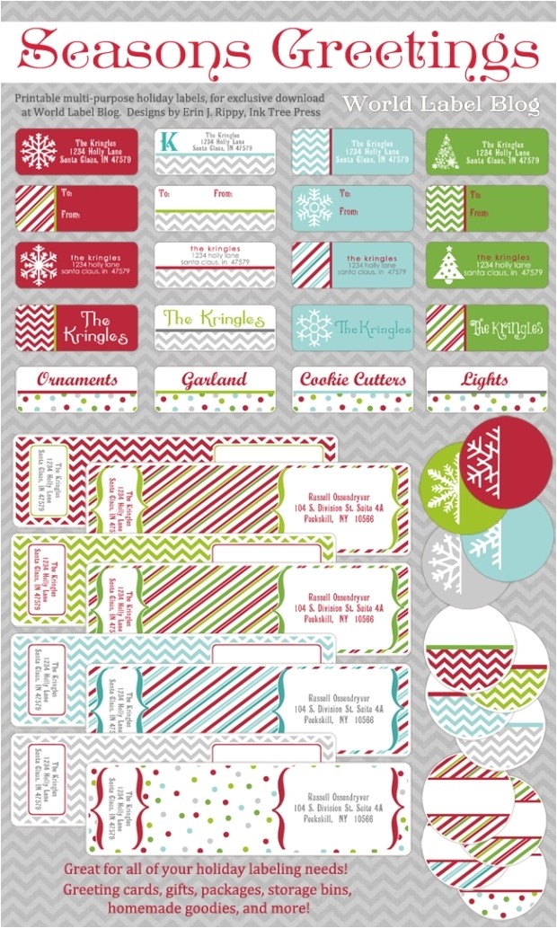 free christmas label templates avery labels 2