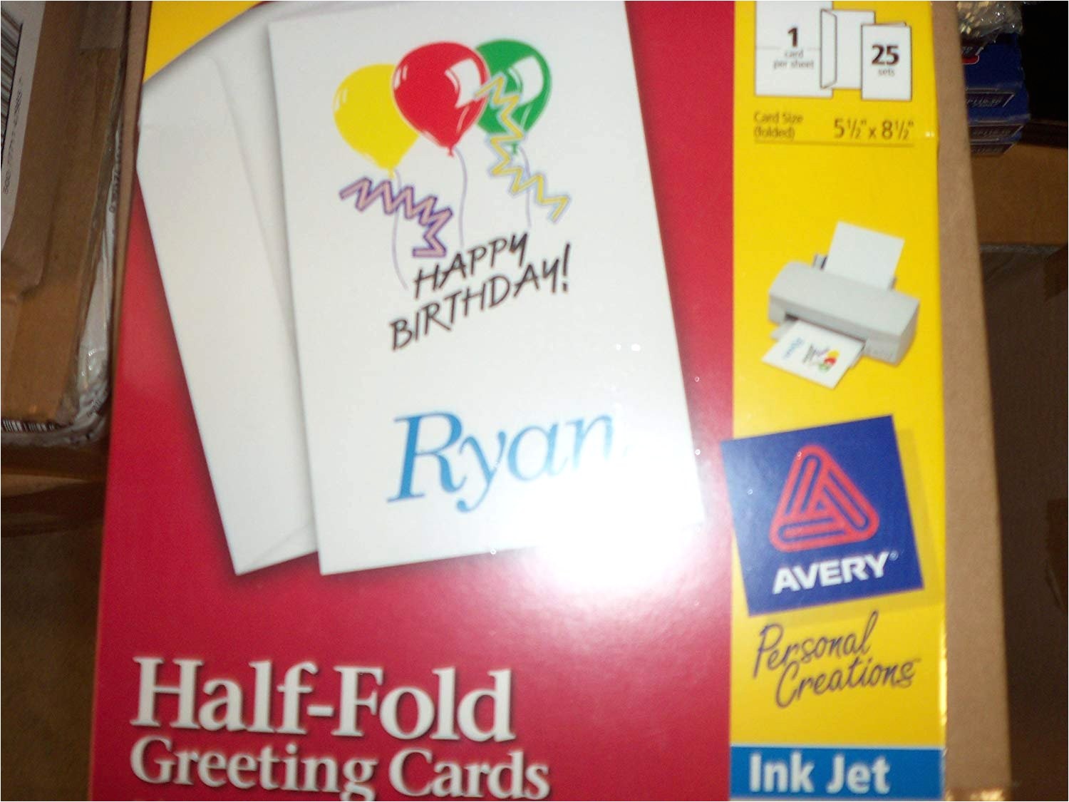 half fold greeting card template