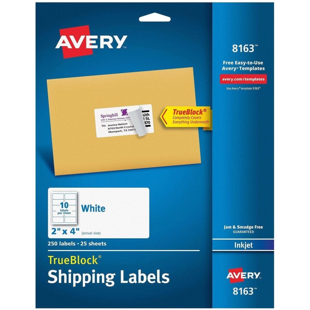large shipping label template