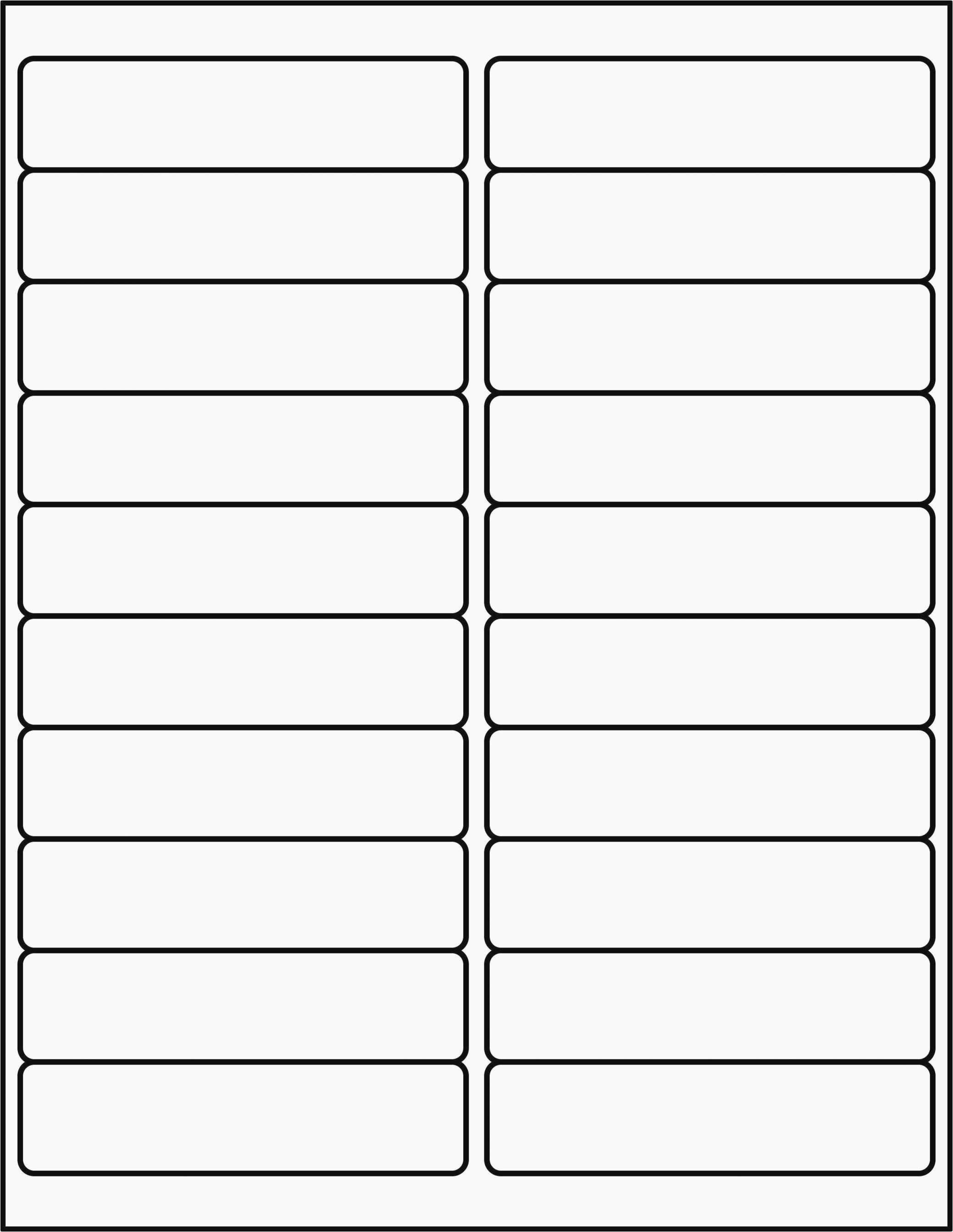 Hanging File Folder Label Template