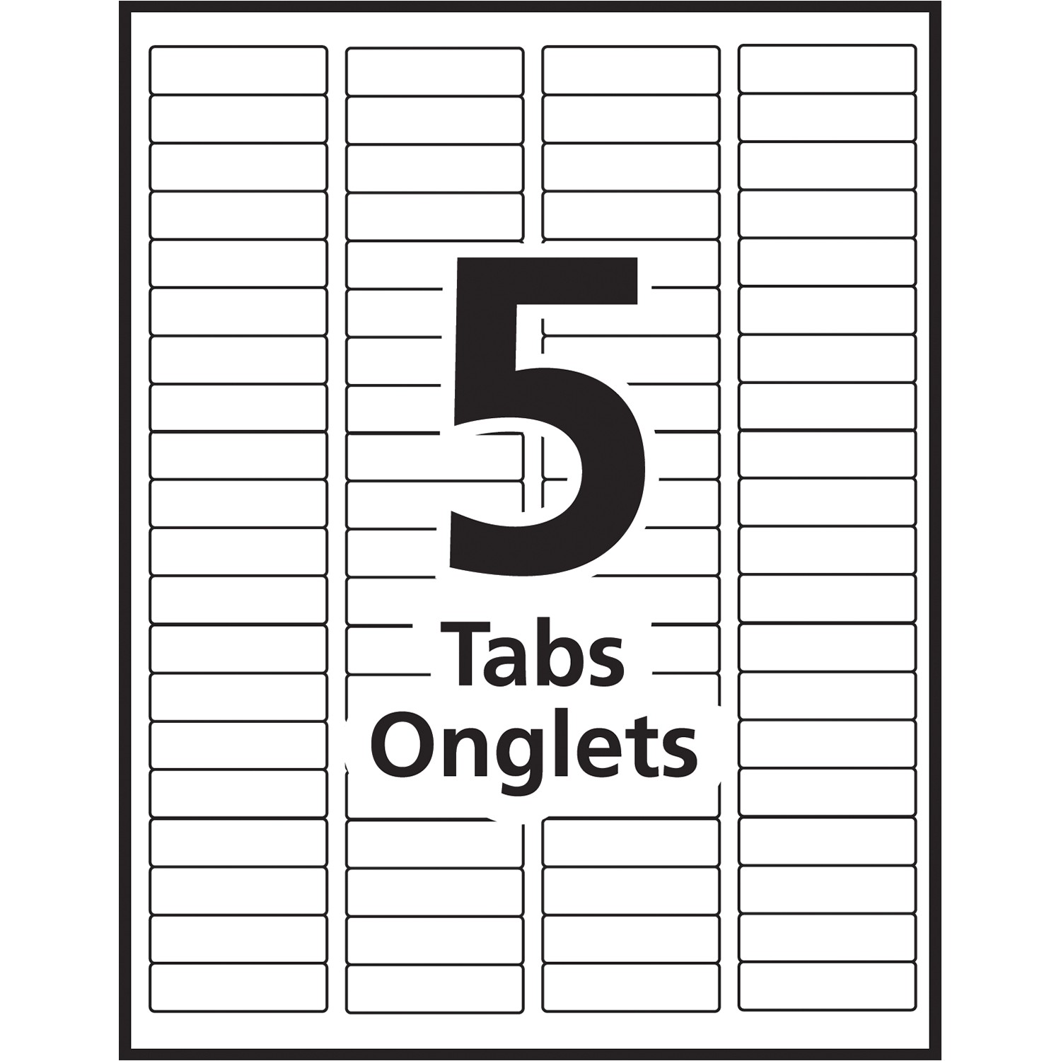 11416 0 avery index maker clear label dividers