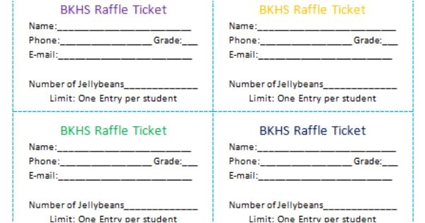 avery raffle ticket template free download