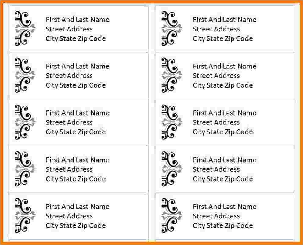 avery address labels template