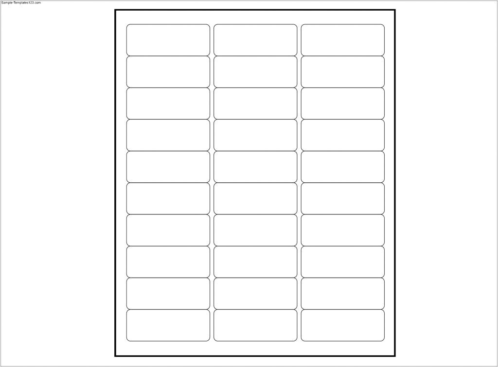 33 labels per sheet template