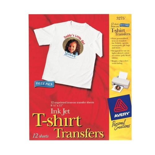 avery t shirt transfers for inkjet