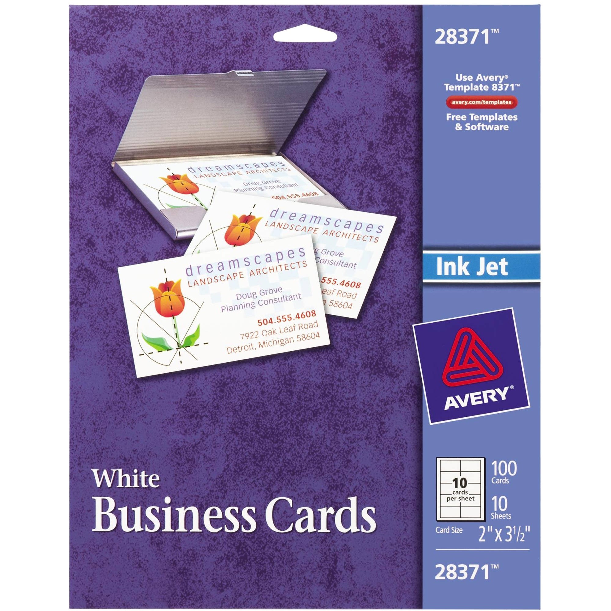 avery business card template