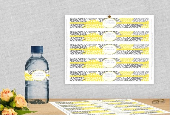diy water bottle label template for