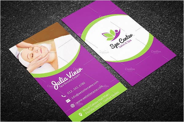 massage business card