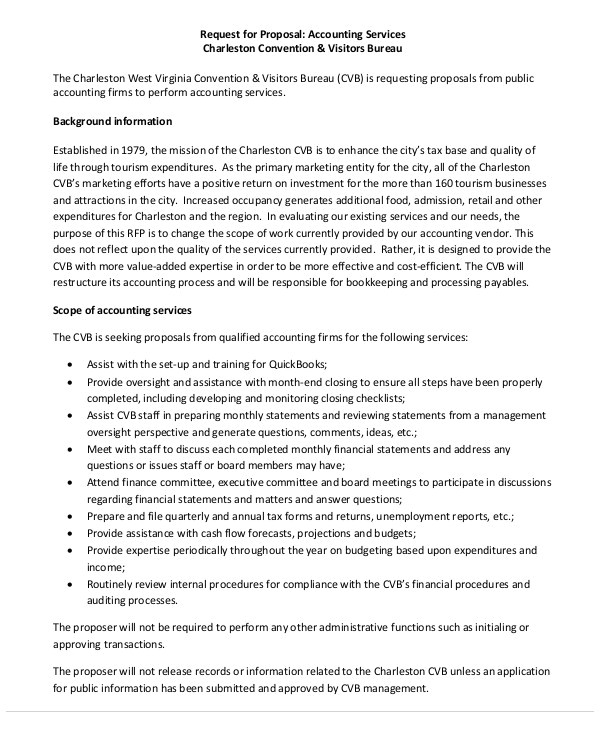 Bookkeeping Services Proposal Template 14 Accounting Proposal Templates Free Sample Example