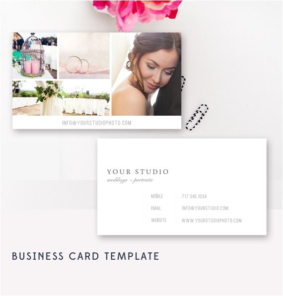 business card template digital photoshop