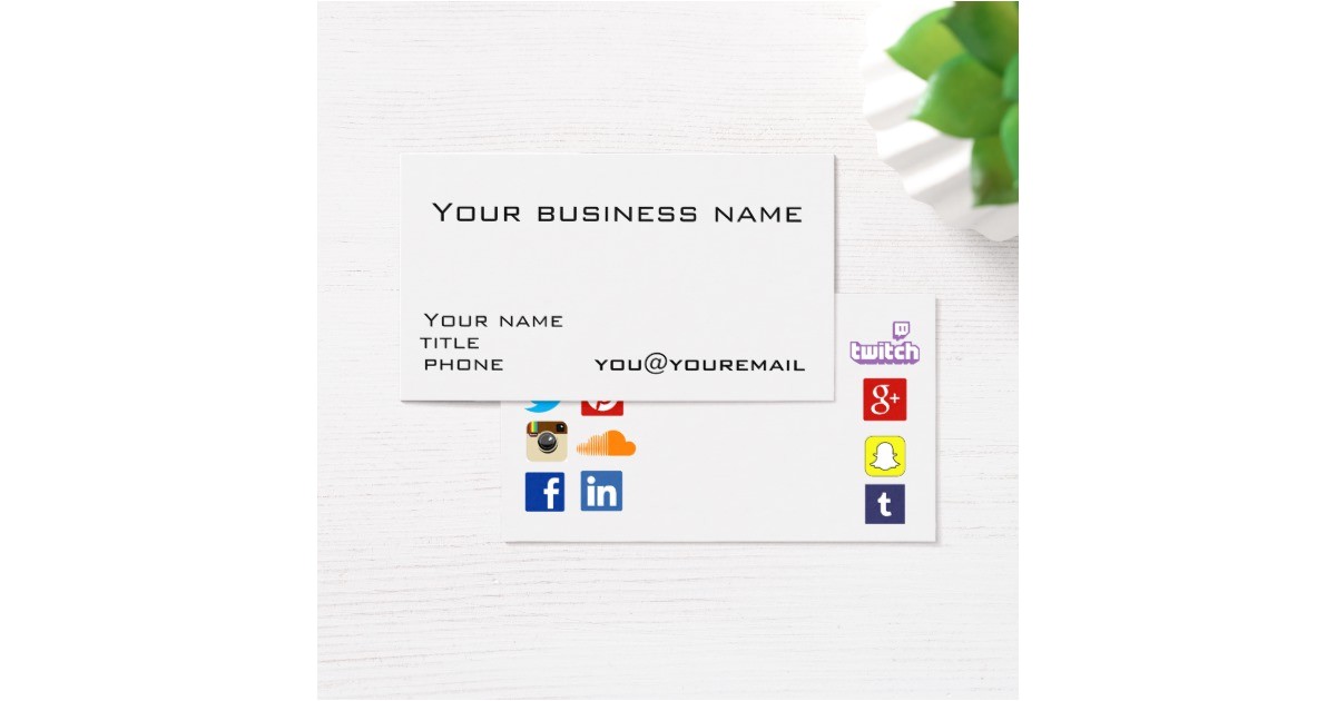 business card template with social media icons 3 240724869695912369