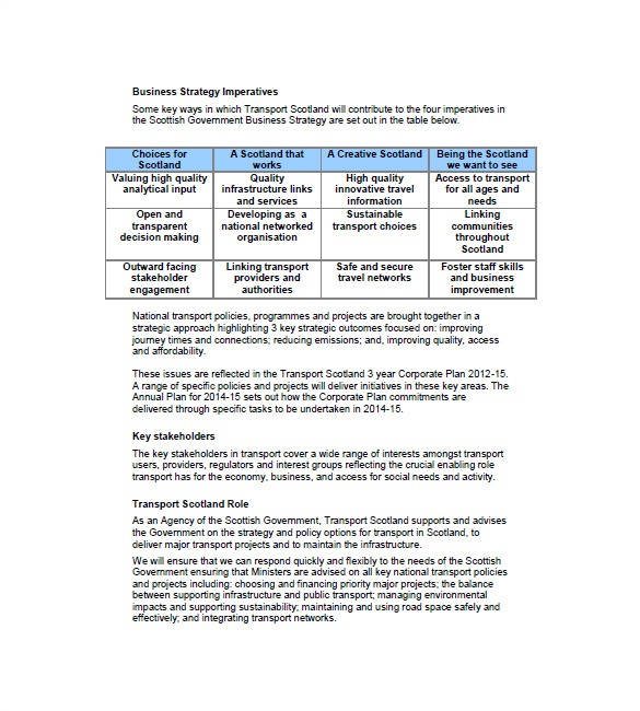Business Plan Template for Logistics Company Trucking Plan Business Template 10 Free Word Excel