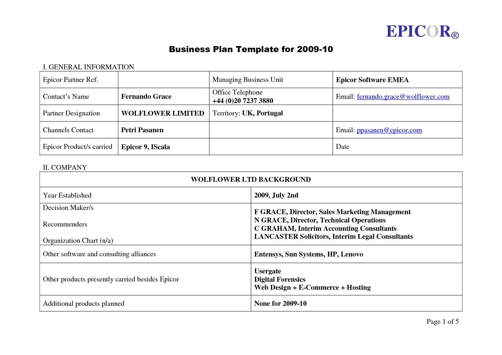 business plan template uk free 949