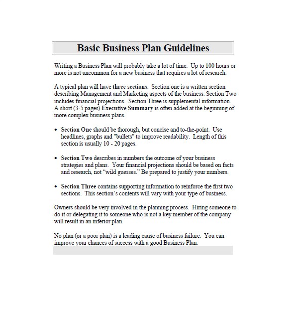 business plan template for mac
