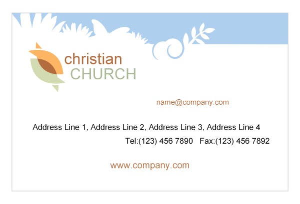 christian business cards templates free