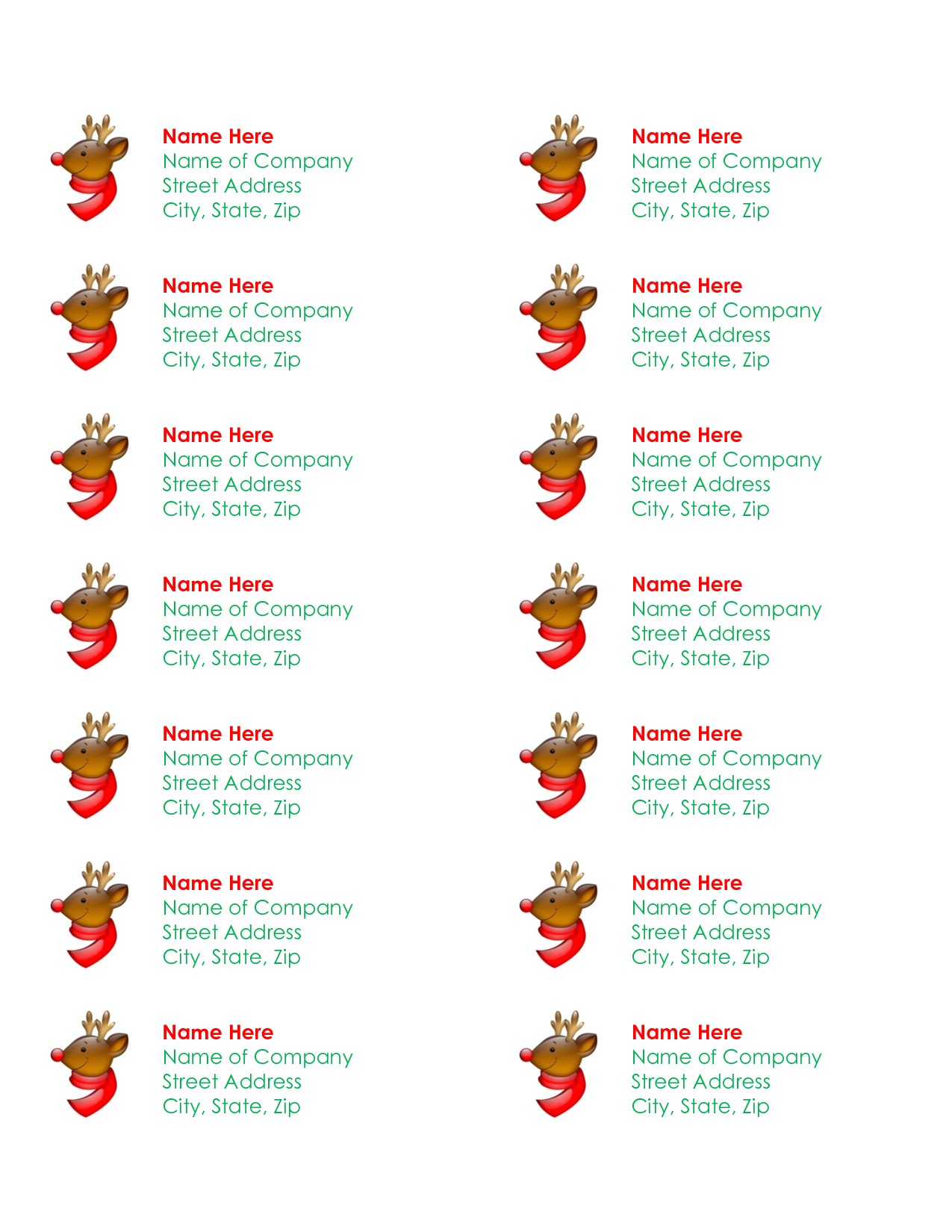 Christmas Label Templates Avery 5160 7 Best Images Of Printable Christmas Labels Avery Free