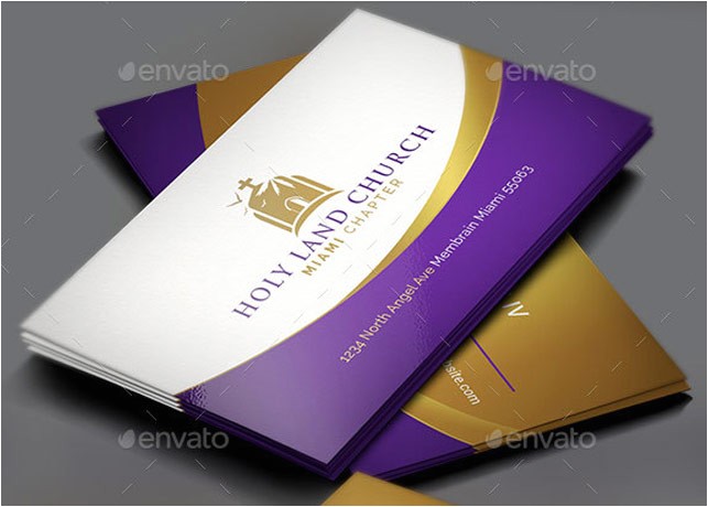 church business cards templates free