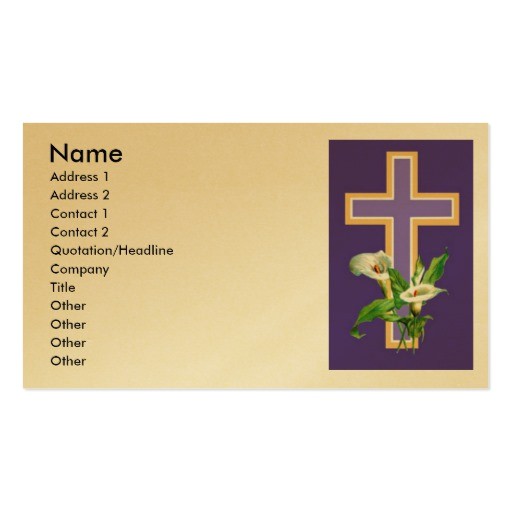 church invitation business card templates 240627979043758158