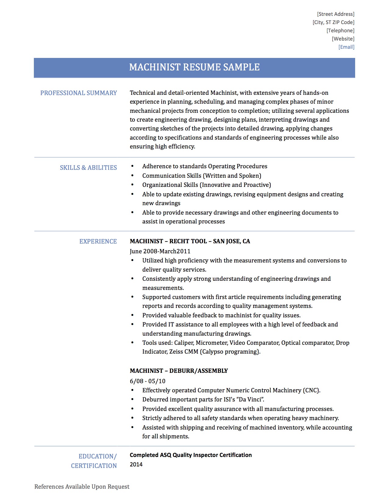 alluring plc programmer resume examples in cnc machinist resume samples