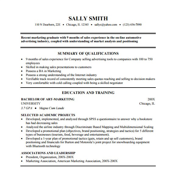 combination resume