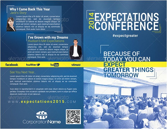 conference brochure