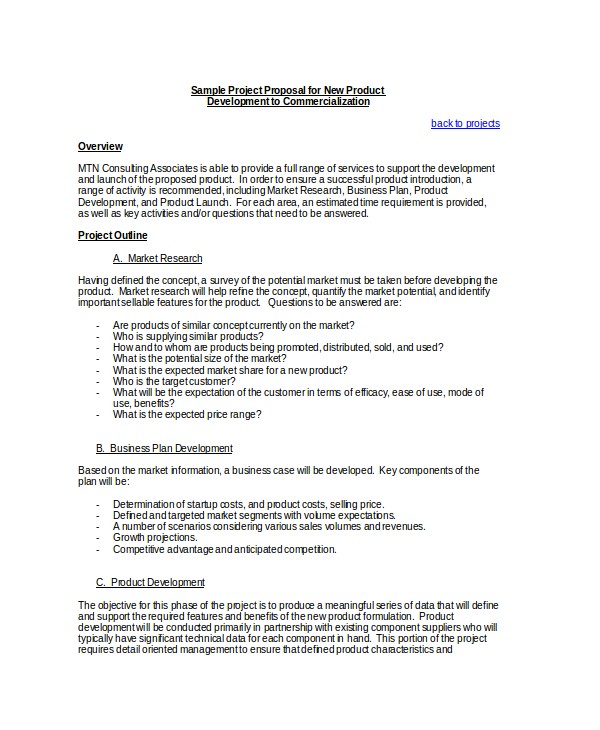 Consultancy Proposal Template Doc Project Proposal Template 18 Free Word Pdf Psd