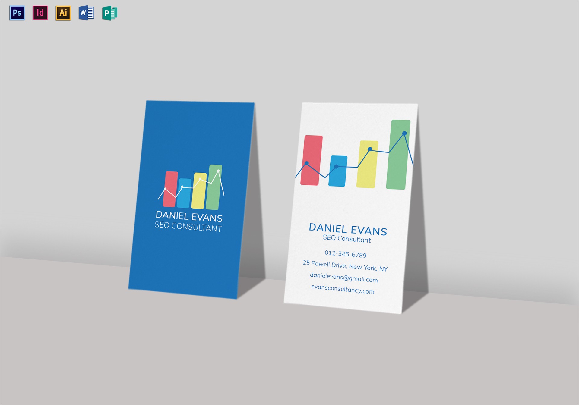 seo consultant business card