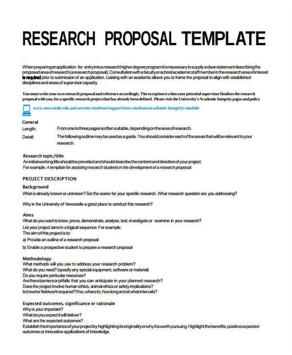 project proposal templates